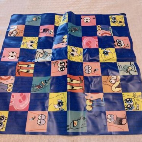 Nickelodeon Spongebob Squarepants Dominoes & Checkers Game Set in Lenticular Box - Picture 4 of 13